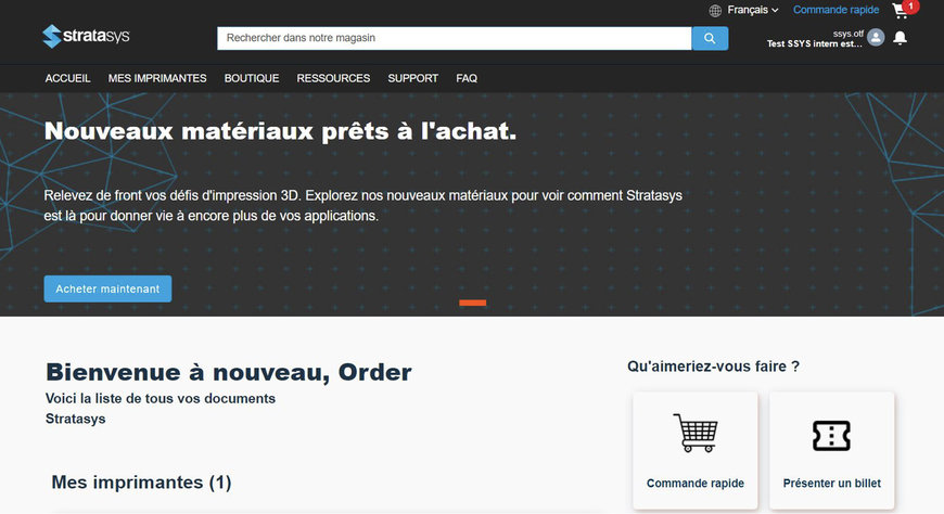 Stratasys Renforce Son Infrastructure De Ventes De Service Et D Assistance En France Grace A De Nouveaux Partenariats Et A Une Boutique En Ligne Industrie